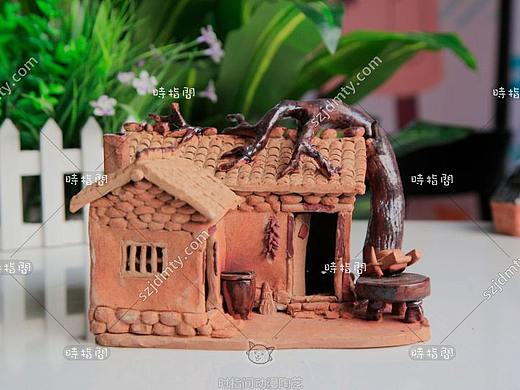 时指间陶艺diy景观作品赏析