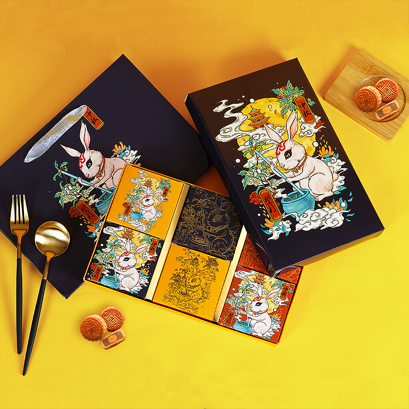 中秋礼盒-中秋望月（图ZMTg1OTQ4MjMy） - 商业插画 - 站酷设计师小鸟1原创素材 - 站酷ZCOOL