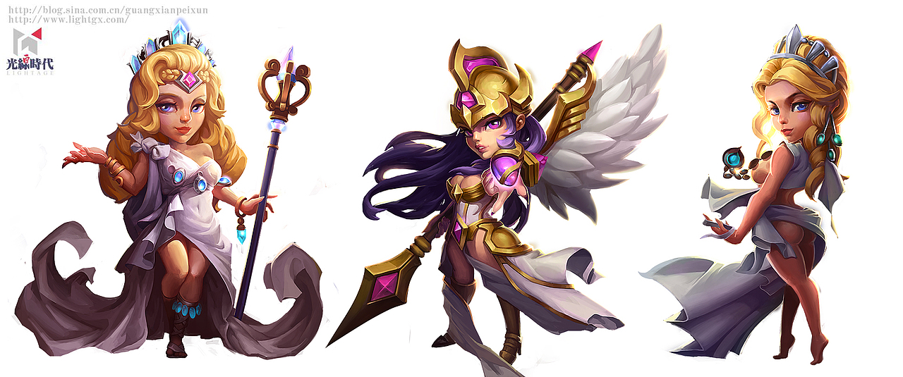 Q版风格（图ZMTAyMjYxMjg0） - 游戏原画 - 站酷设计师lightablaze原创素材 - 站酷ZCOOL