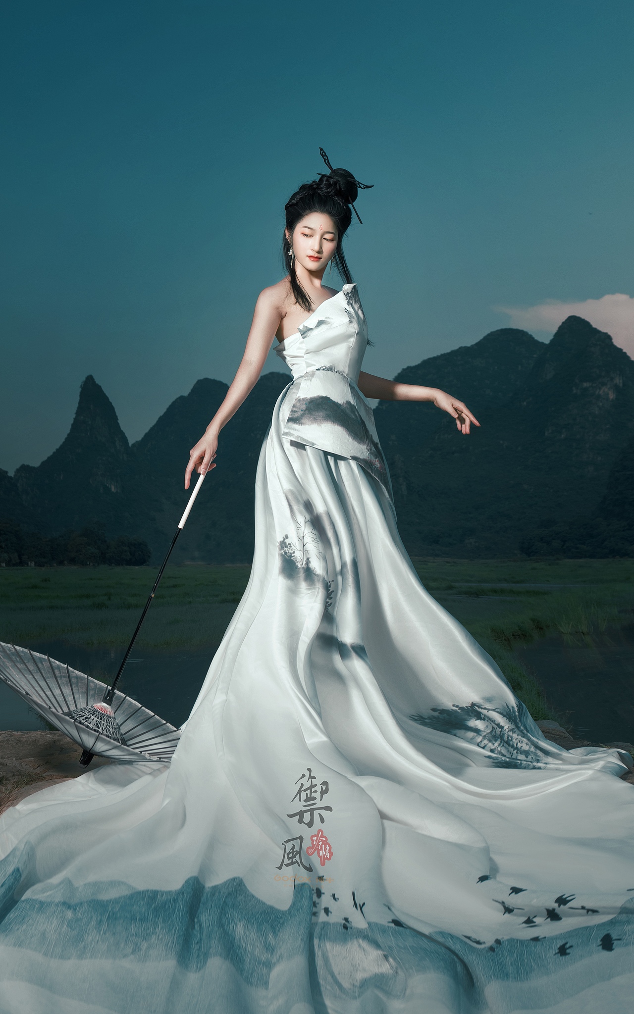 桂林旅拍山水环境人像（图ZMjc2NjYxNTQw） - 人像摄影 - 站酷设计师kiss冷情原创素材 - 站酷ZCOOL