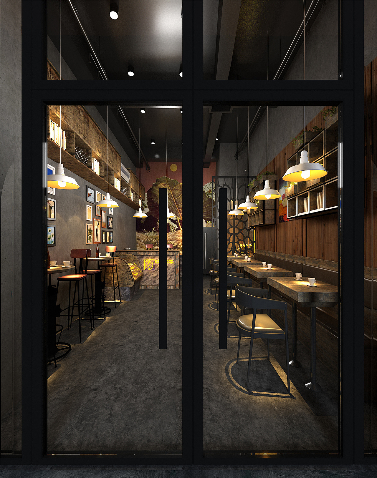 主题咖啡厅设计|设计主题咖啡厅|咖啡厅设计平面图|空间|室内设计|SCD餐饮空间设计 - 临摹作品 - 站酷 (ZCOOL)