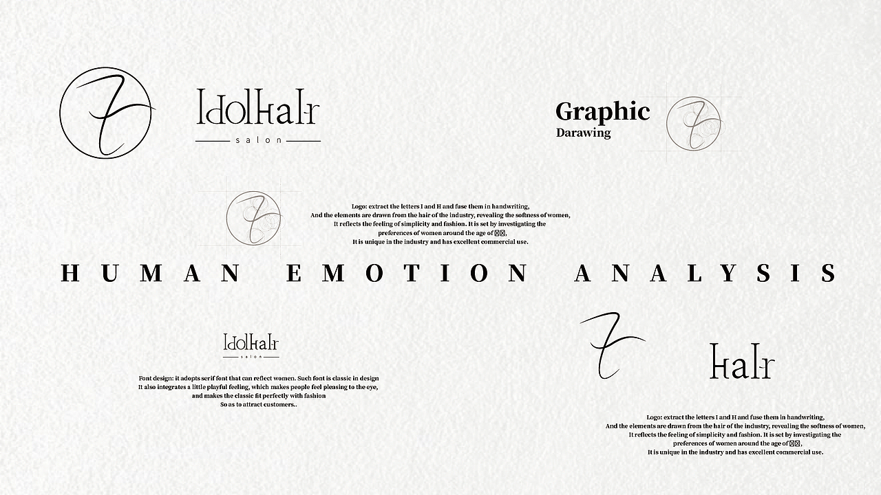 idol hair LOGO设计