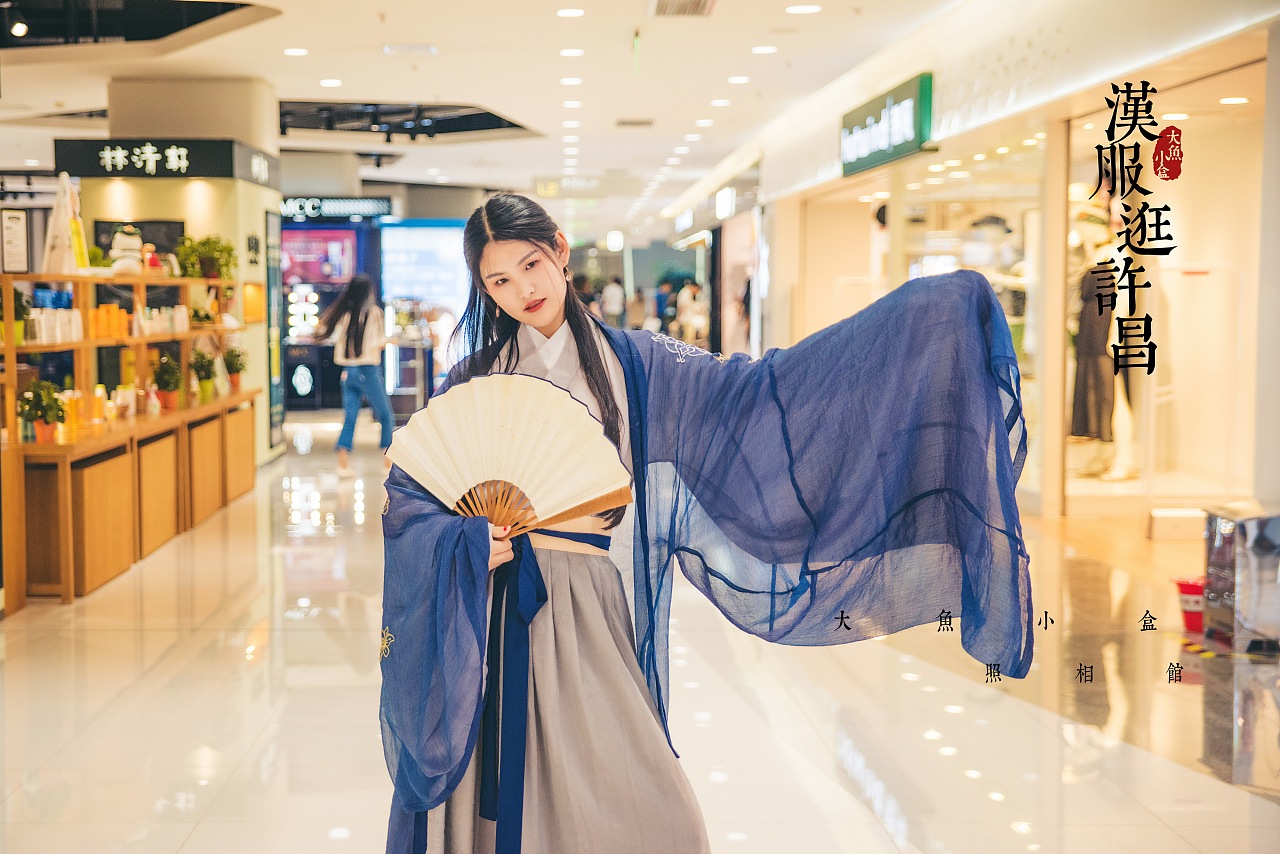 汉服逛许昌 ---360商场|摄影|人像摄影|梦小盒 - 原创作品 - 站酷