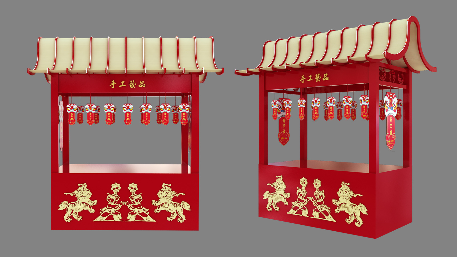 商业美陈,广府庙会,岭南文化,春节美陈,新年美陈|空间|展陈设计|苏州