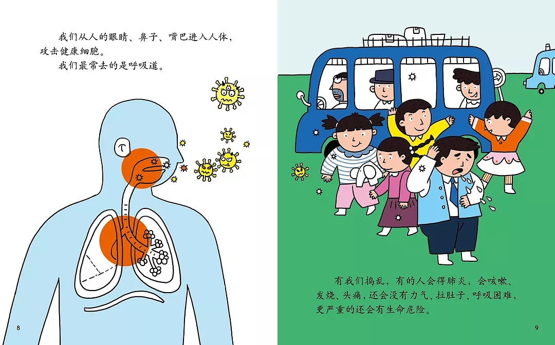 新型冠状病毒走啦！