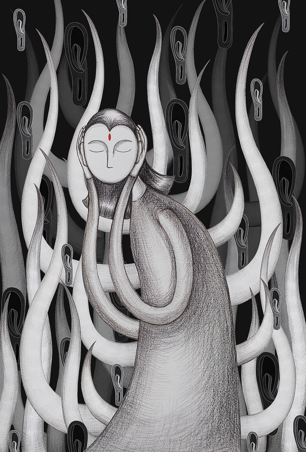 听而不闻,视而不见,默然而说by.