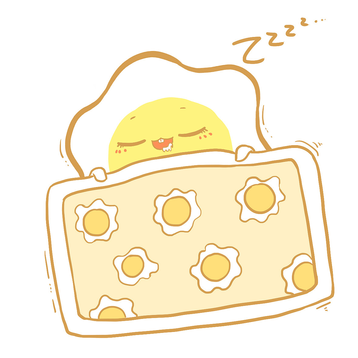 小蛋黄系列表情第1弹