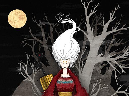 山海经-毕方,原创板绘