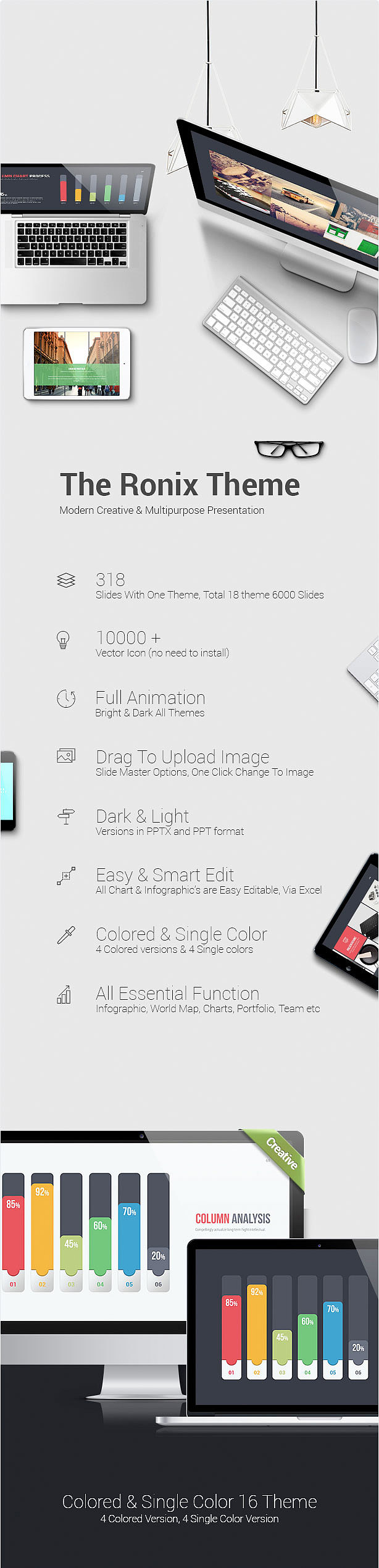 318页精美排版配色商务通用PPT模板