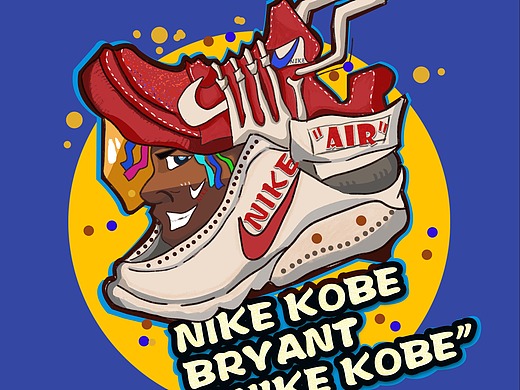 nike插画设计