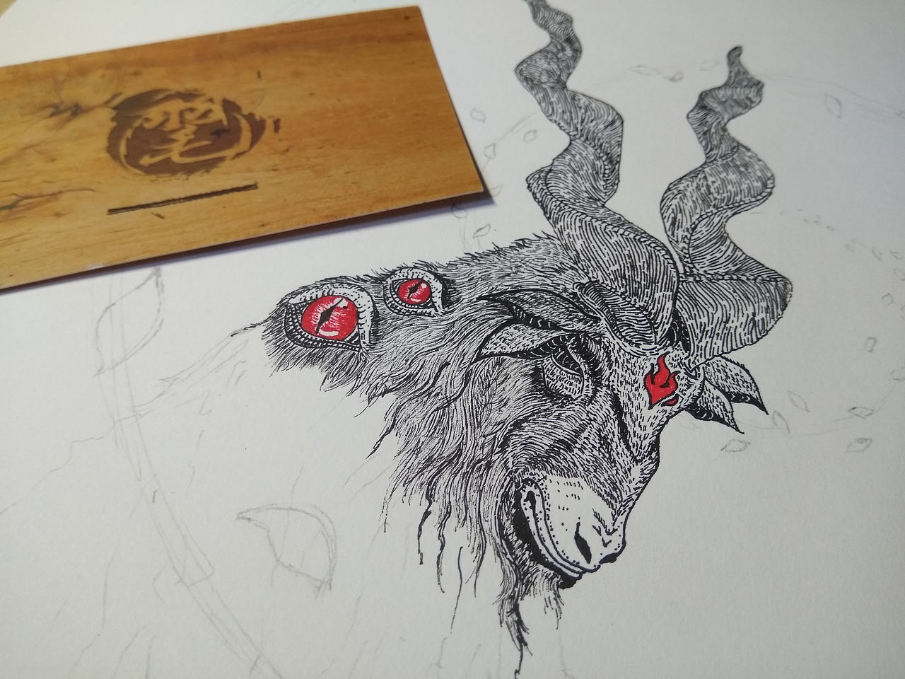 2018.02.09山海经－南山经－猼訑（图ZMTA0OTMwMjI4） - 创作习作 - 站酷设计师毣余原创素材 - 站酷ZCOOL