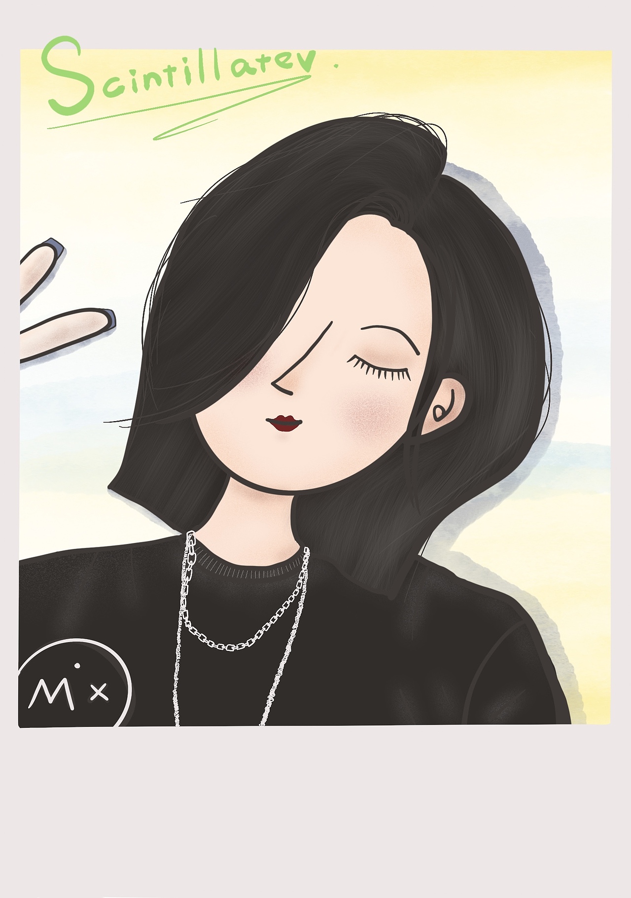 最近画的一些人物照片转换卡通