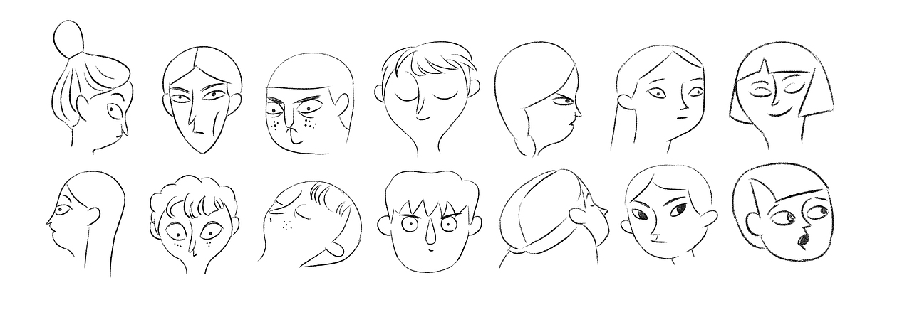 【宝藏】人物线稿笔记