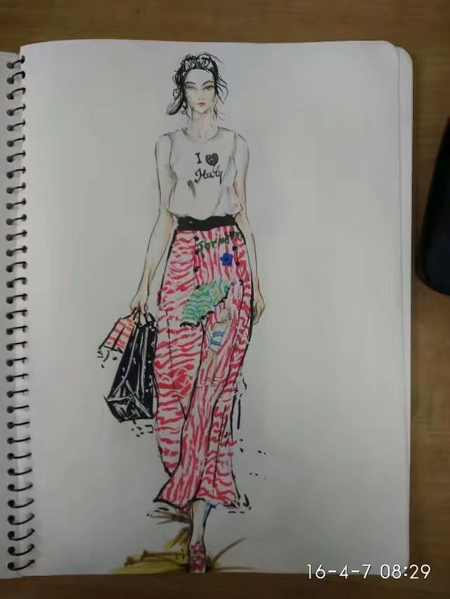 服装画（图ZMTM0OTIzNzgw） - 正装/礼服 - 站酷设计师YaYa鱼原创素材 - 站酷ZCOOL