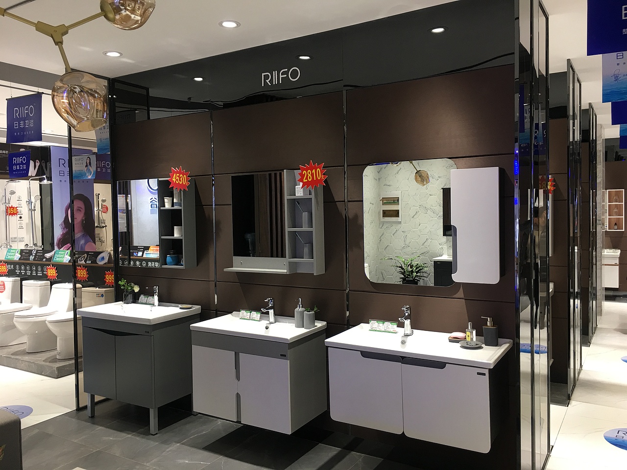 日丰卫浴专卖店长春店 卫浴门店摄影精选