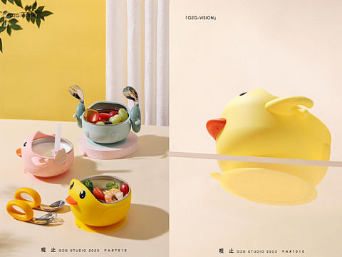 儿童餐具拍摄 ｜ 母婴产品 X 观止GZG
