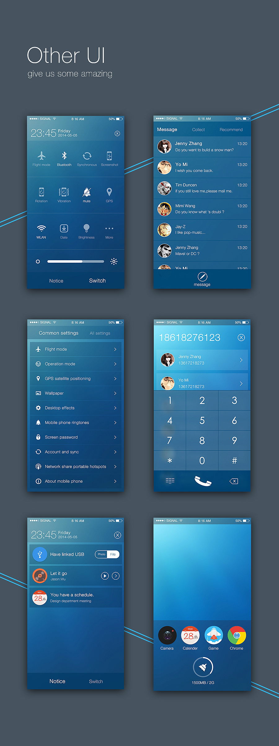 new miui（图ZMTcyMTE5NDA=） - APP界面 - 站酷设计师苍之紫冥原创素材 - 站酷ZCOOL
