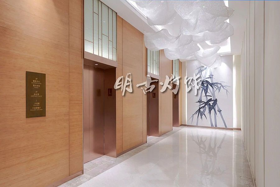 酒店电梯过道水晶灯定制 明古灯饰（图ZMjE3MjYyNzg0） - 家装设计 - 站酷设计师明古灯饰定制图库原创素材 - 站酷ZCOOL
