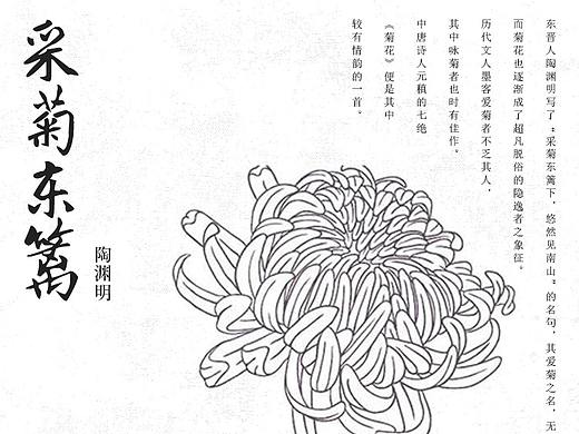 采菊東籬（個人主頁-ZMzMwODAzMjg=） - 海報 - 站酷設(shè)計師咕咕蛋蛋原創(chuàng)素材 - 站酷ZCOOL