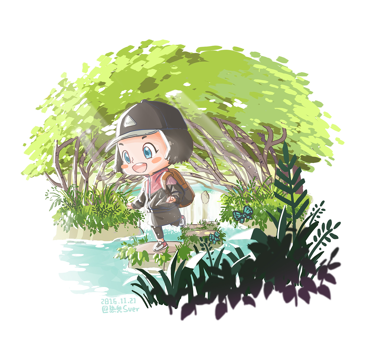 以前画的一些插画