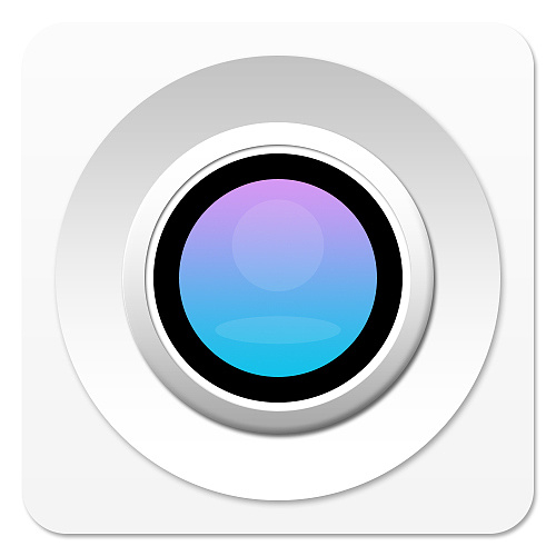 扁平化风格相机镜头图标练习