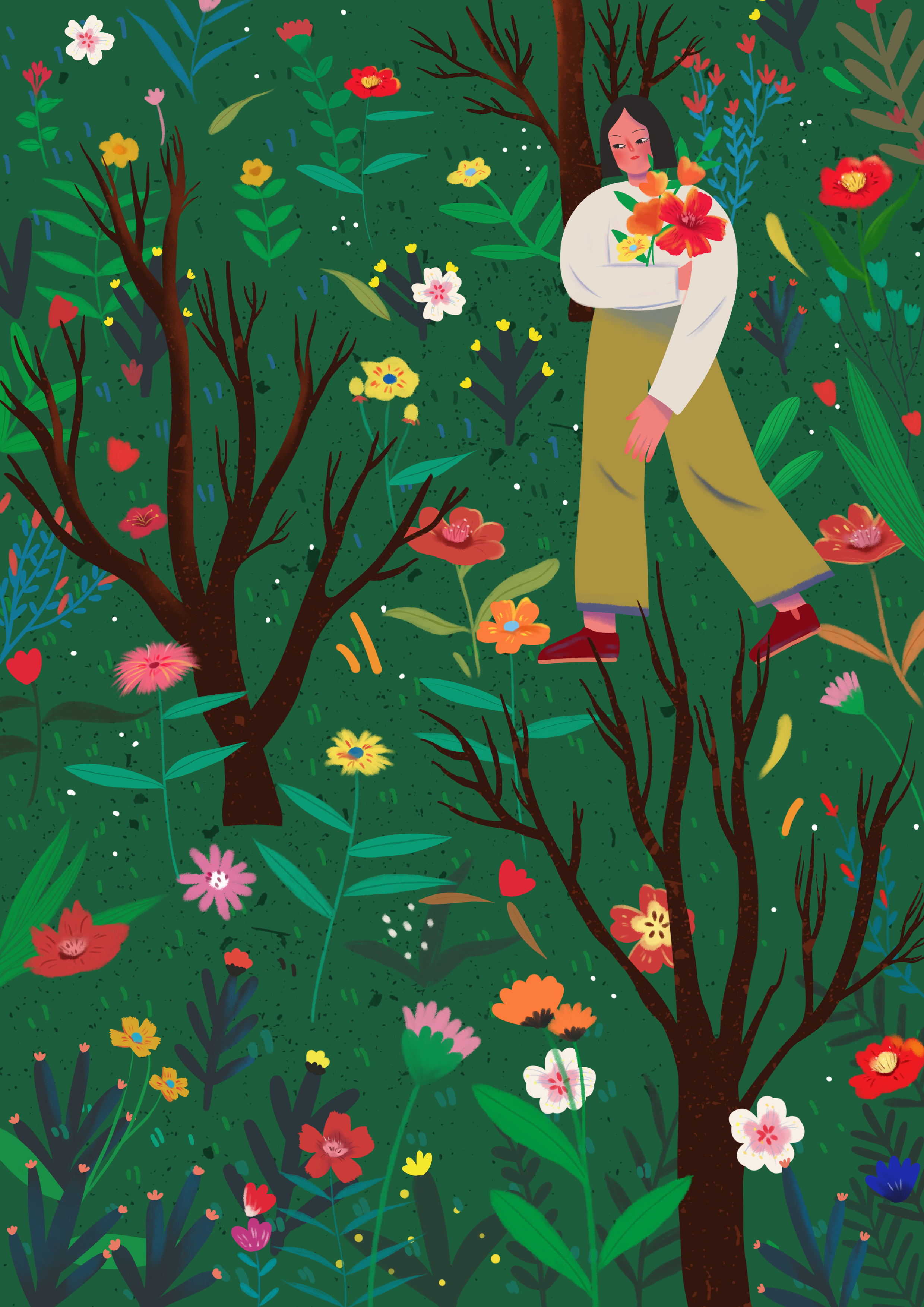 花花世界|插画|艺术插画|沫汩 - 原创作品 - 站酷 (zcool)