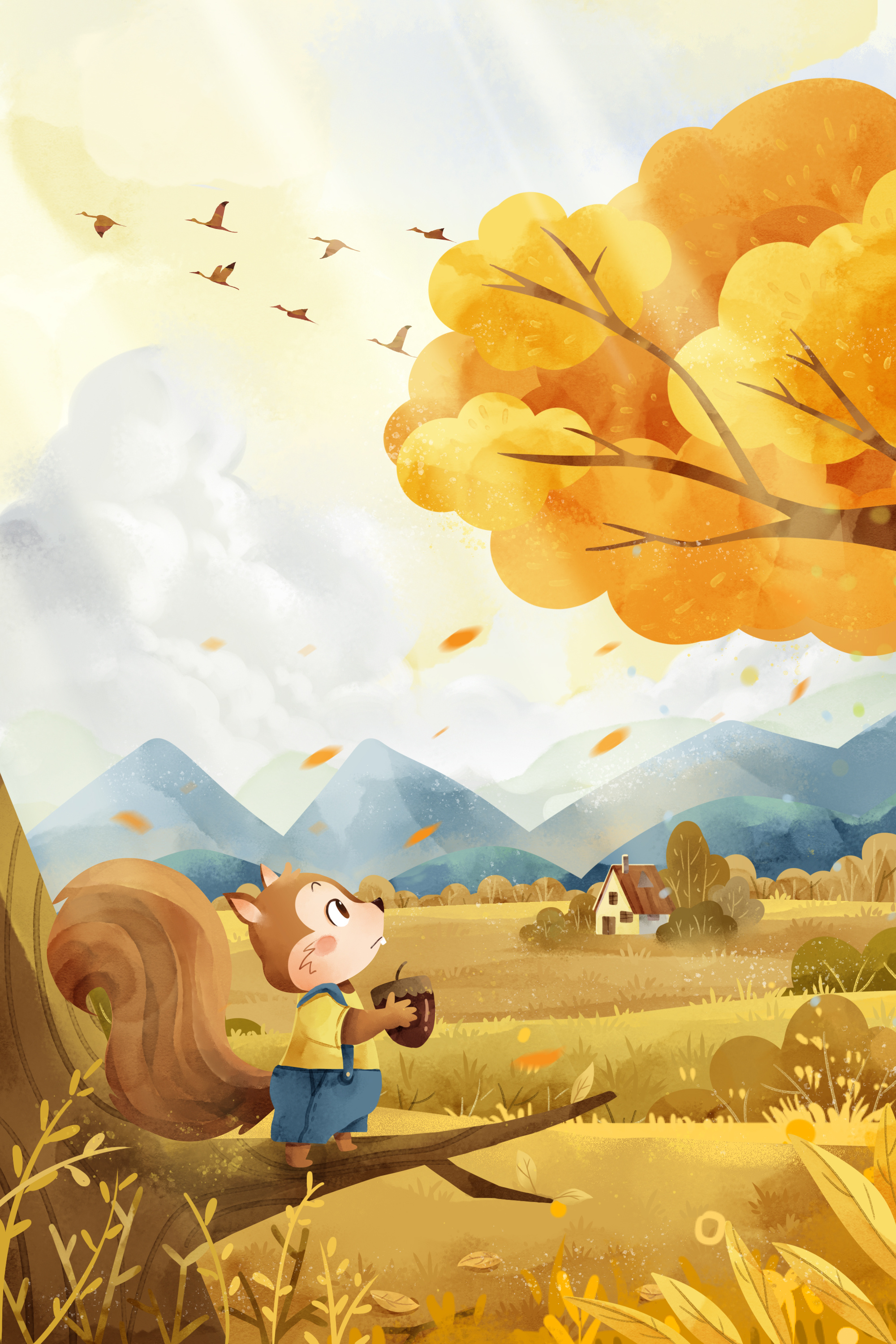 秋天的童话|插画|儿童插画|糖果Tracy - 原创作品 - 站酷 (ZCOOL)