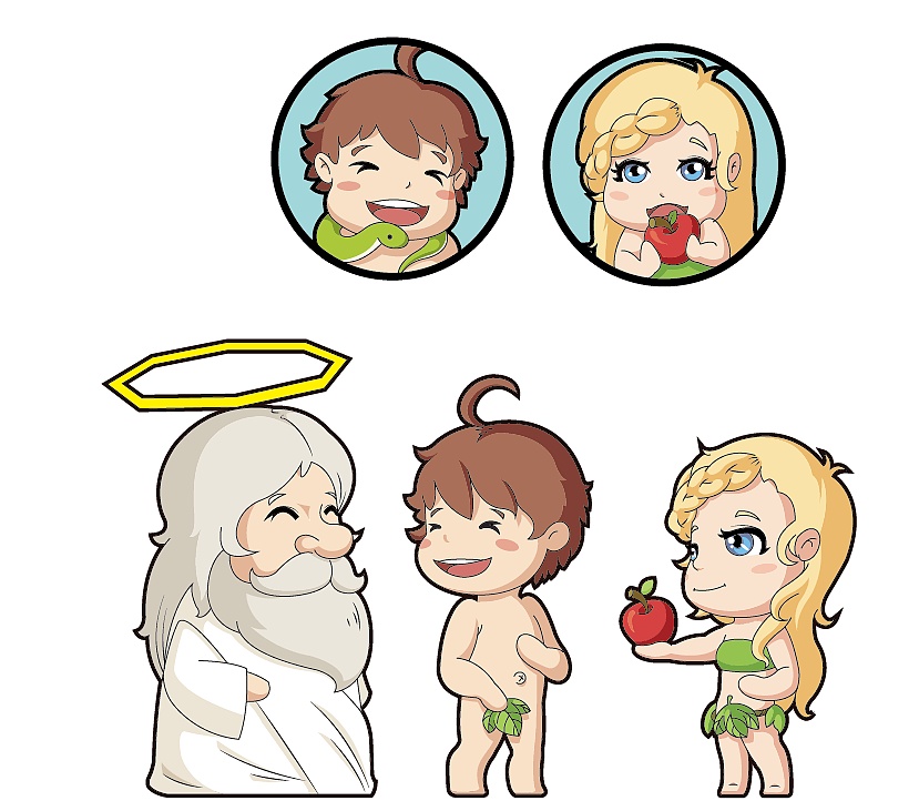 米开朗基罗展画的小人儿