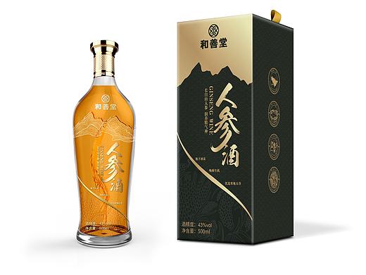 包装设计—人参酒包装设计