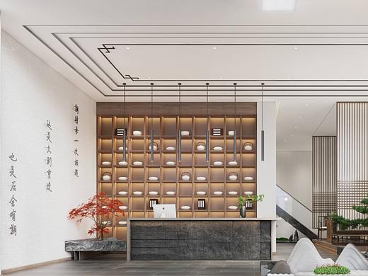 中式会所（个人主页-ZNTY2NDY2MDQ=） - 商业空间设计 - 站酷设计师余好原创素材 - 站酷ZCOOL