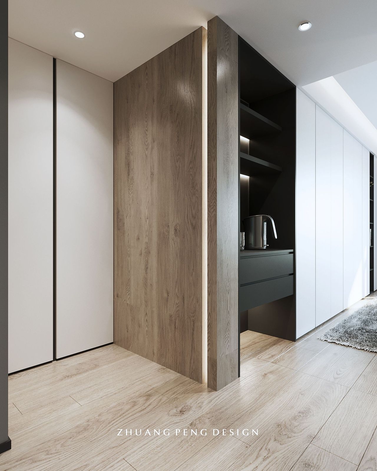 潍坊异地操作的一套160平米的平层设计