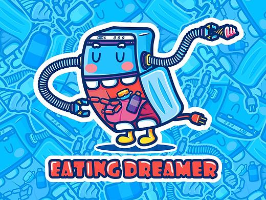 卡通IP整理——吃货冰箱系列首次亮相～～（个人主页-ZMzYxNDYxNTY=） - IP形象 - 站酷设计师荒语原创素材 - 站酷ZCOOL