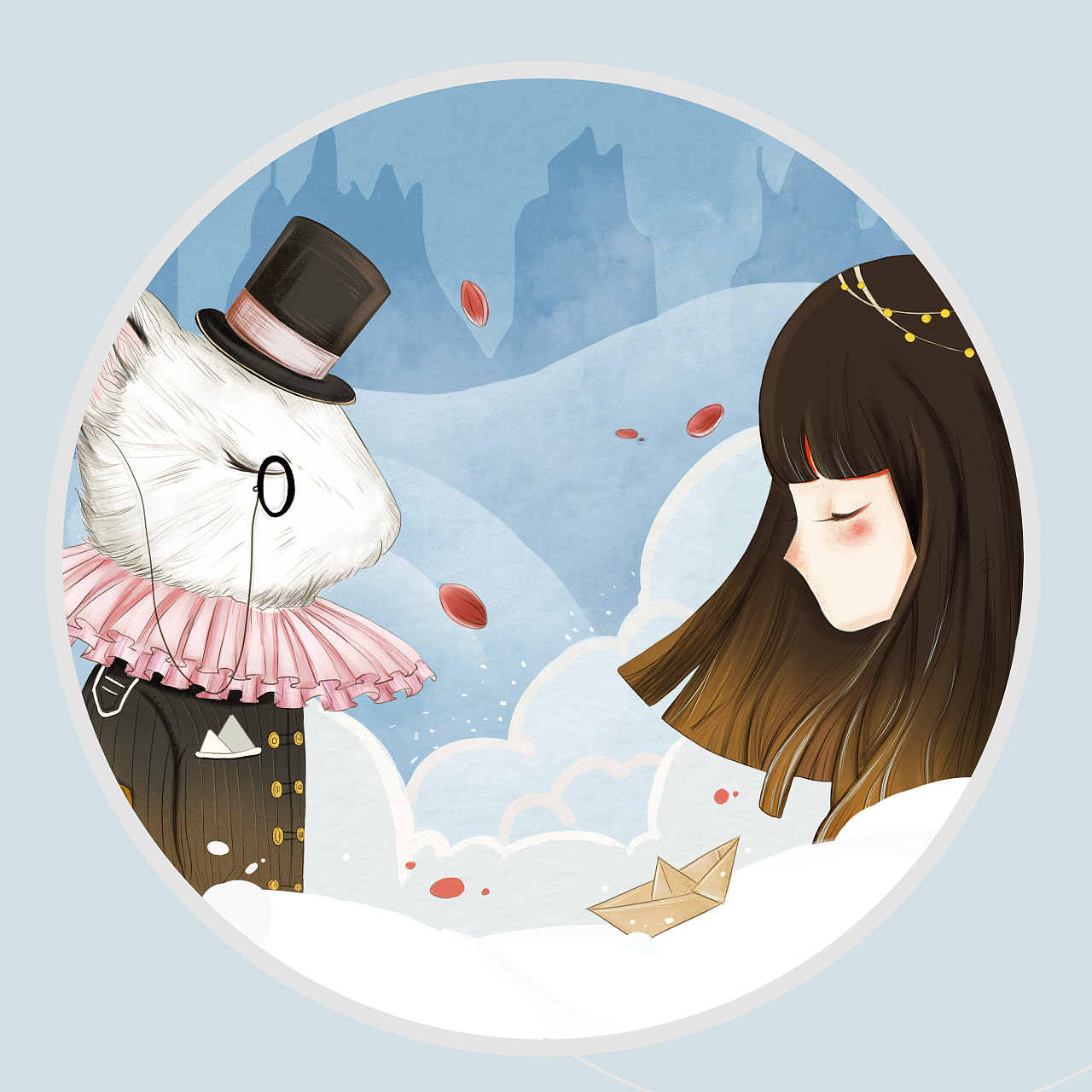 鱼雨桐老师作品临摹学习