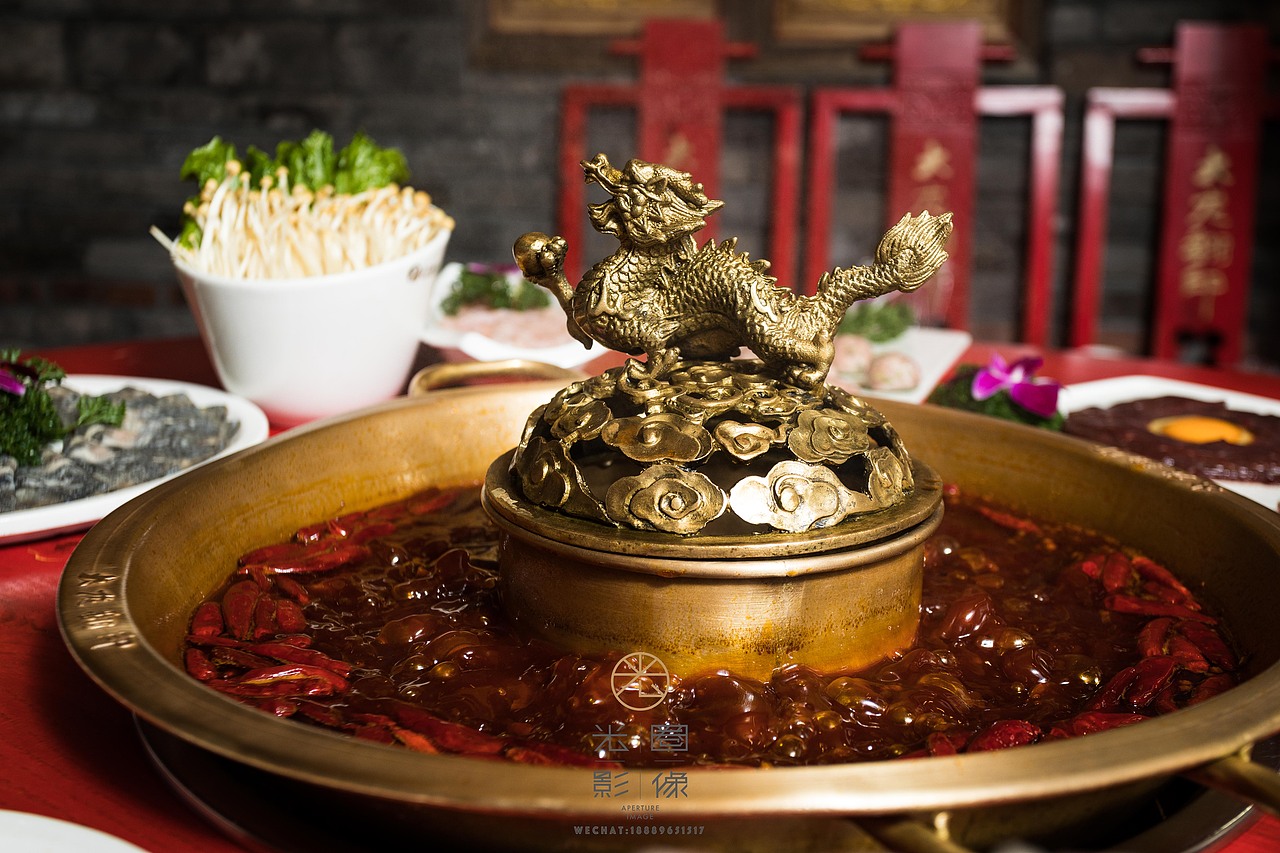 海口大龙翻印老成都火锅菜品拍摄