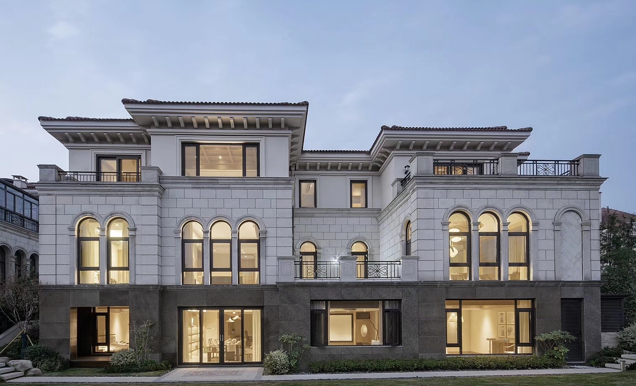山乙建设丨新中式别墅实景 