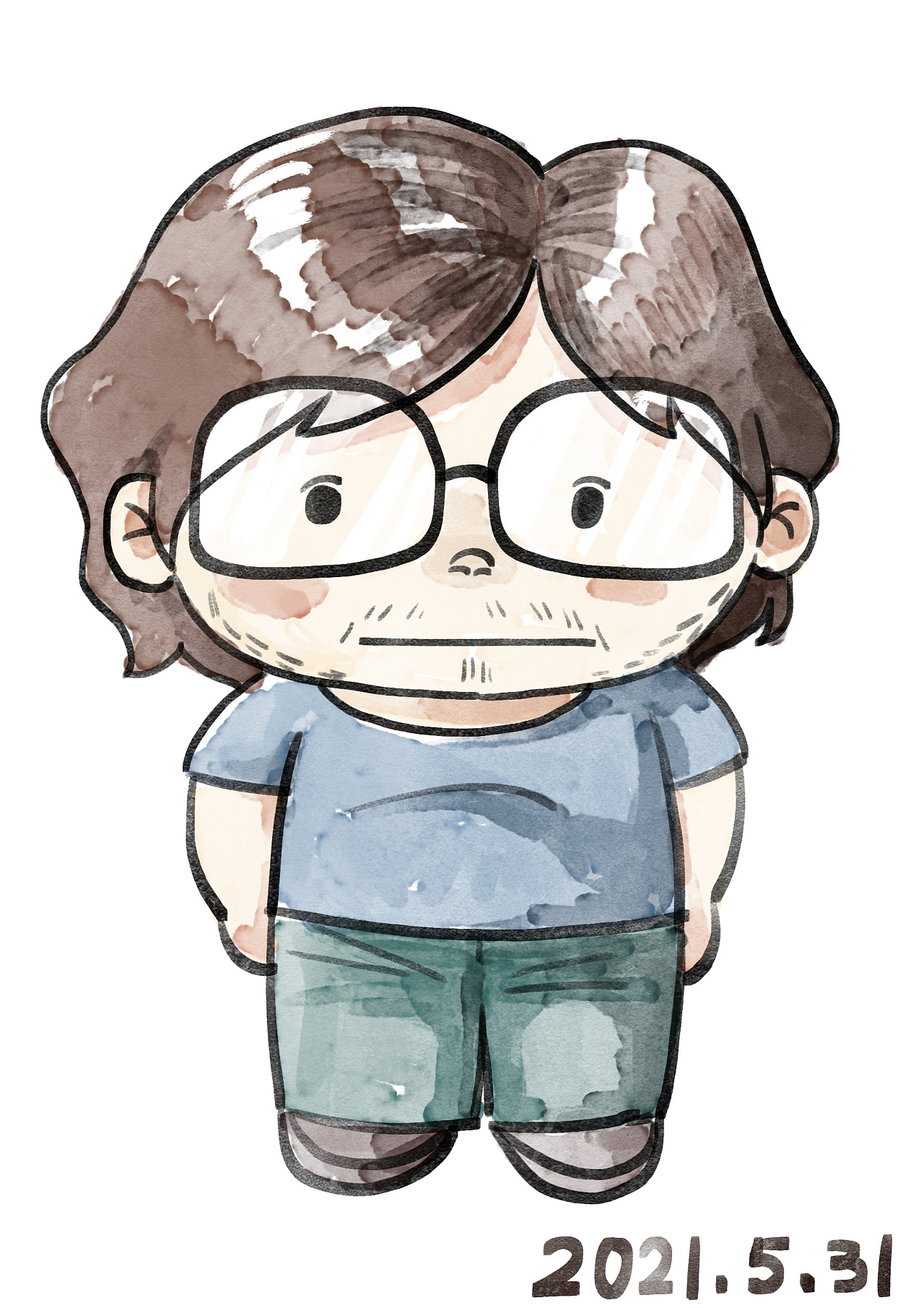 自画像|动漫|单幅漫画|咖啡渣 - 原创作品 - 站酷 (zcool)