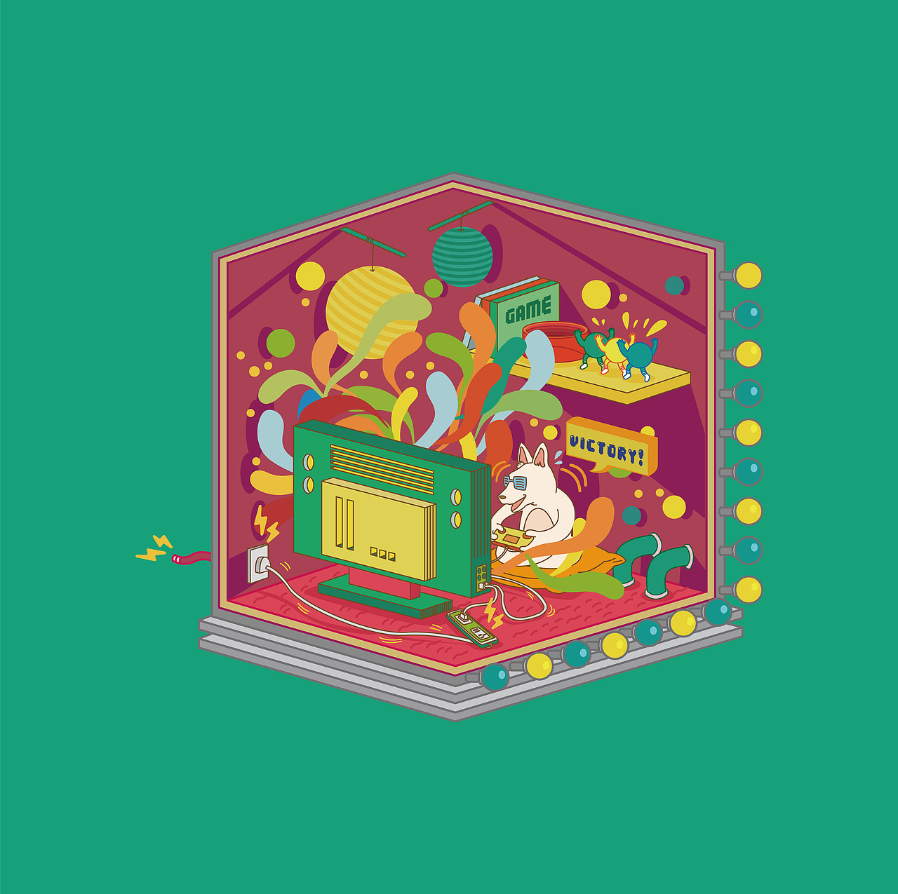 毕业设计 | GO+HOME插画设计#青春答卷2018#（图ZMTI1MDMwMzYw） - 艺术插画 - 站酷设计师凡不高_vannogogh原创素材 - 站酷ZCOOL