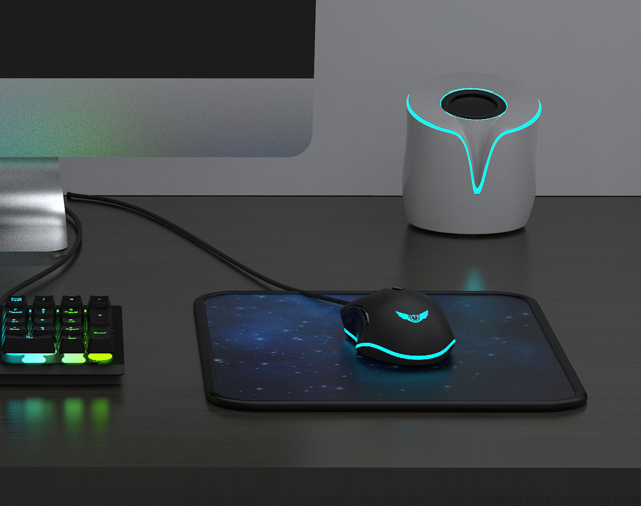 尝试一些电子产品场景渲染