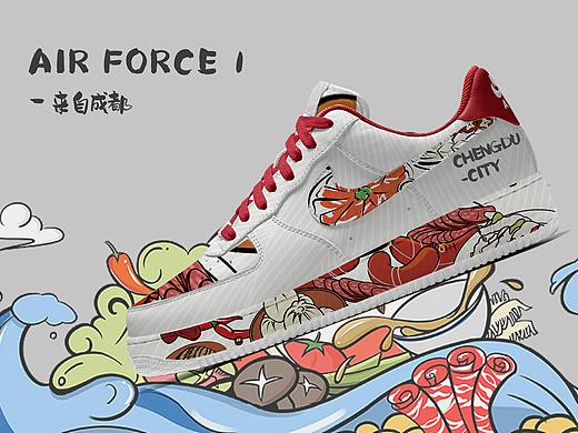 AIR FORCE 1 成都配色