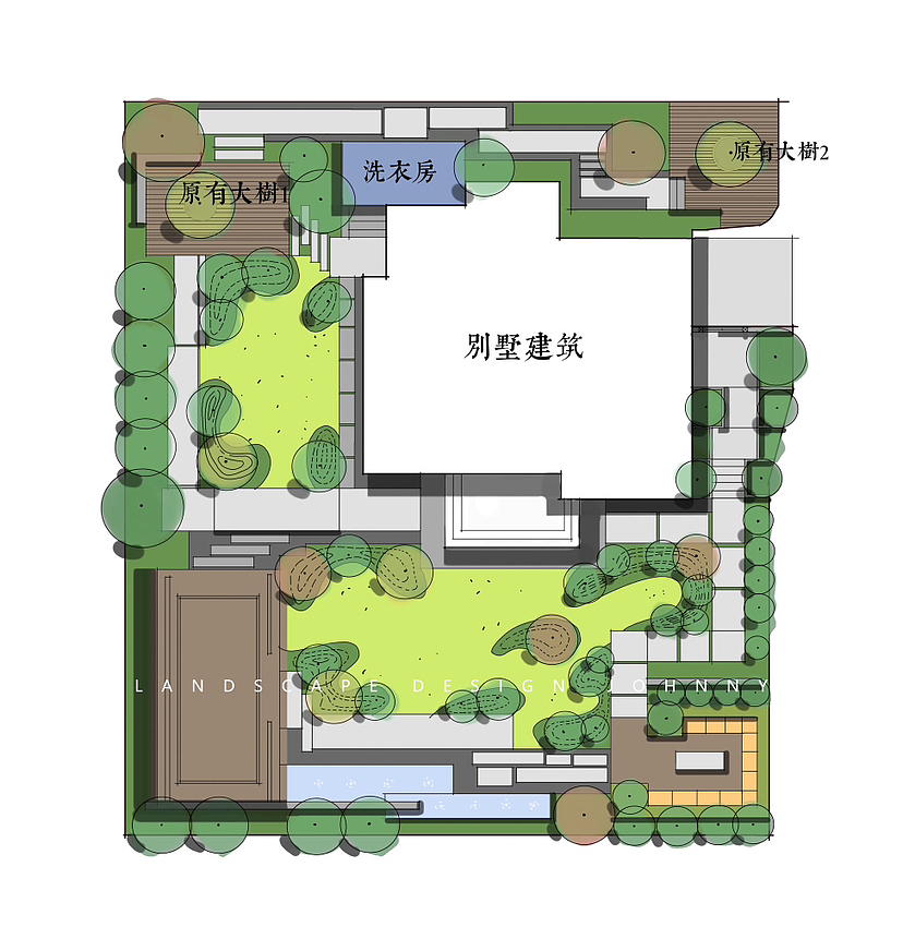 庭院设计（图ZMzM2NjI2NTg0） - 景观设计 - 站酷设计师景观设计Johnny原创素材 - 站酷ZCOOL