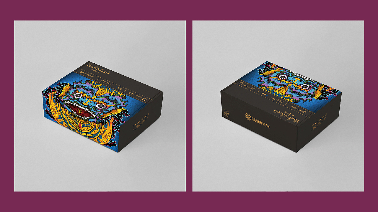 四面王_独食拉面项目衍生产品包装（图ZMjI4NTU0NzI4） - 包装 - 站酷设计师SUMMER_314原创素材 - 站酷ZCOOL