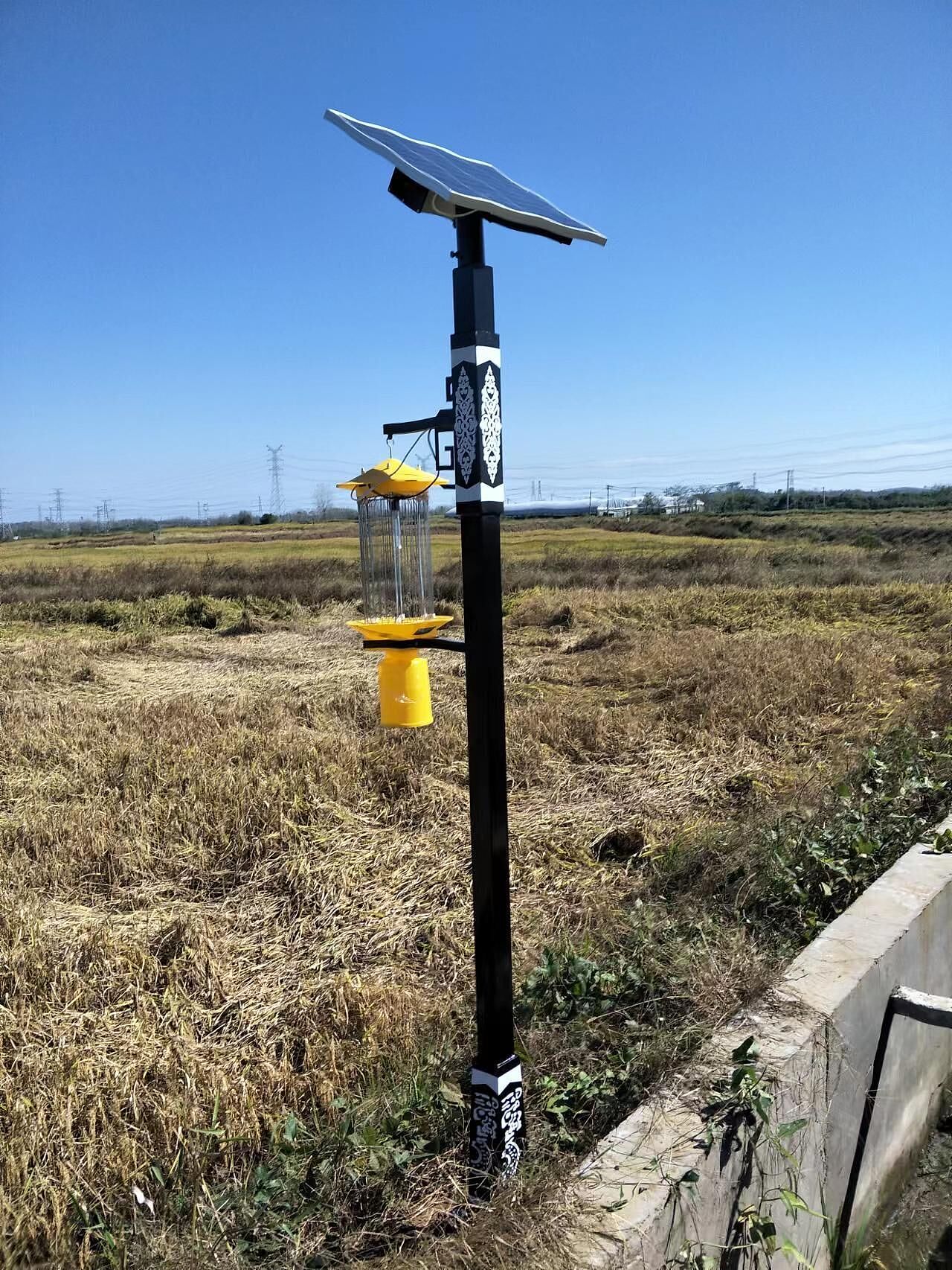 世博太阳能杀虫灯庭院景观灯风吸式农业杀虫灯厂家批发