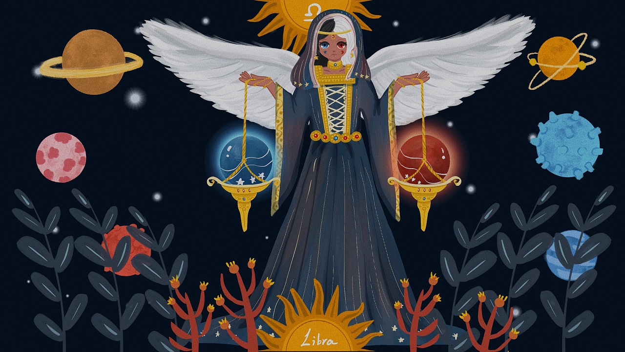 星座拟人插画|插画|商业插画|秦干支 - 原创作品 - 站酷 (zcool)