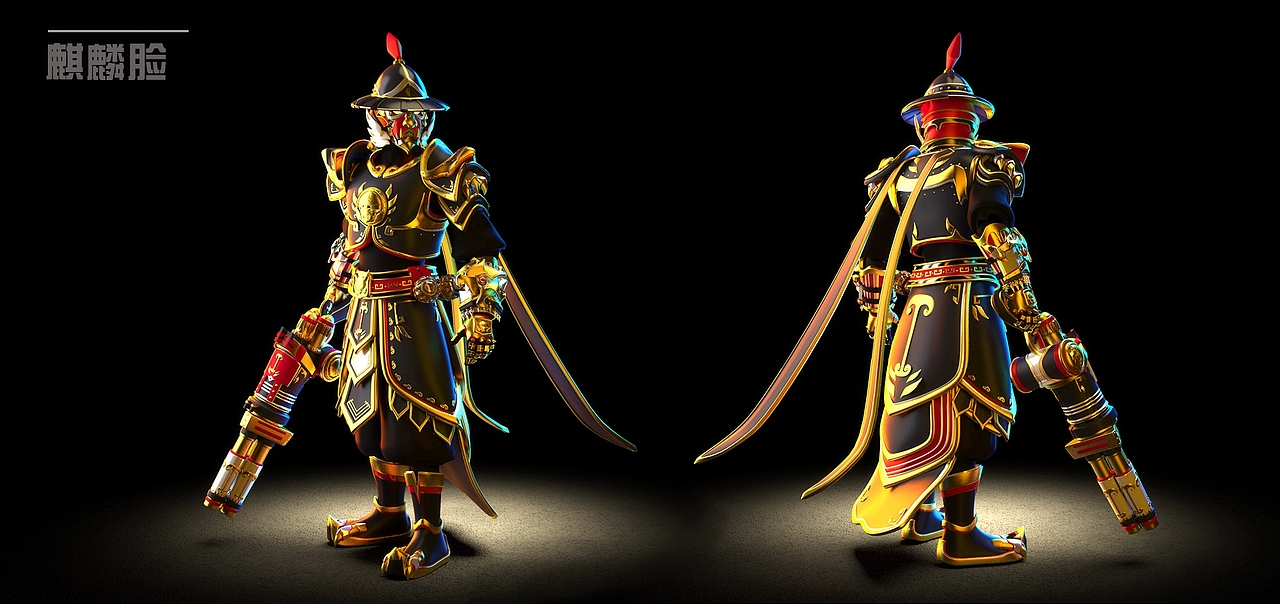 "变脸" 盔甲 羽林-莫名 枪火游侠角色设计与衍生（图ZMTA0ODgxNTM2） - 概念设定 - 站酷设计师artanisterry原创素材 - 站酷ZCOOL