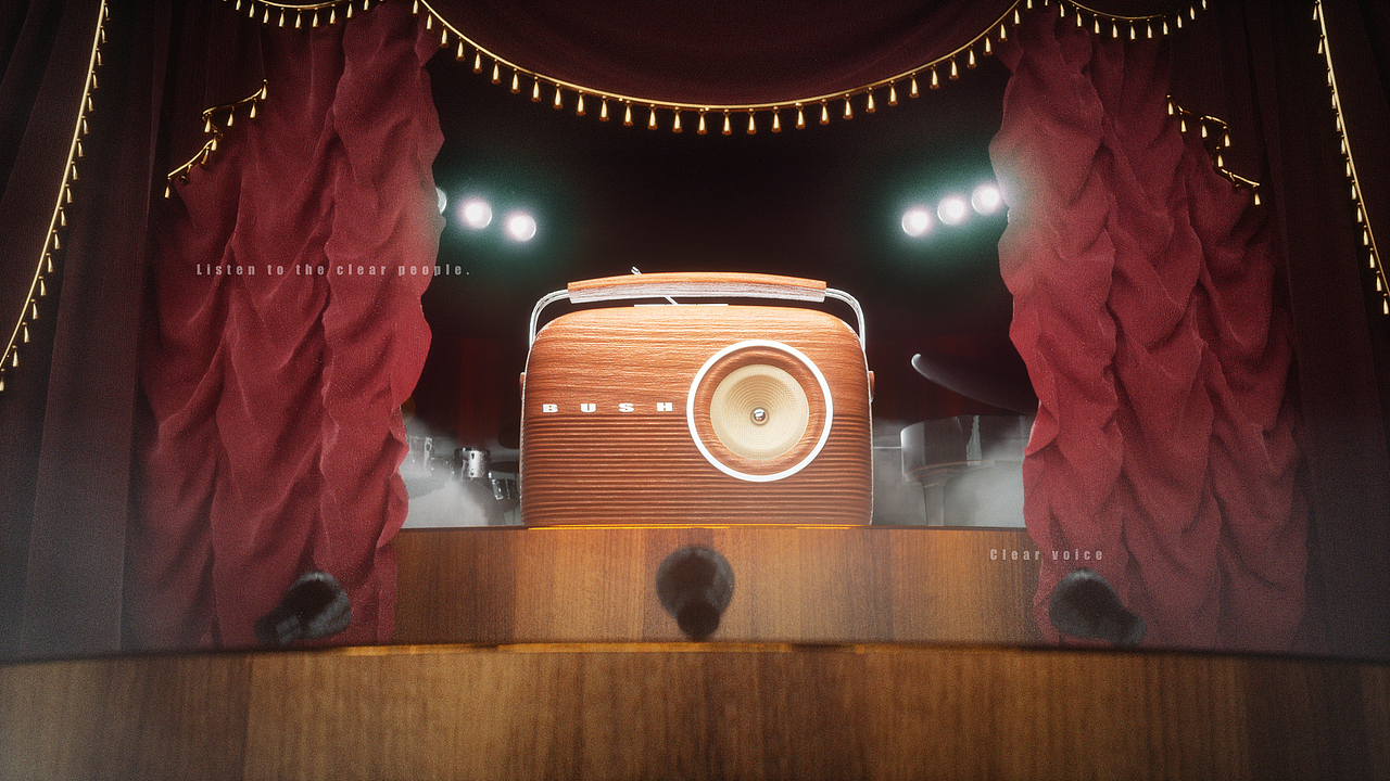 【产品渲染练习-音箱产品&C4D】