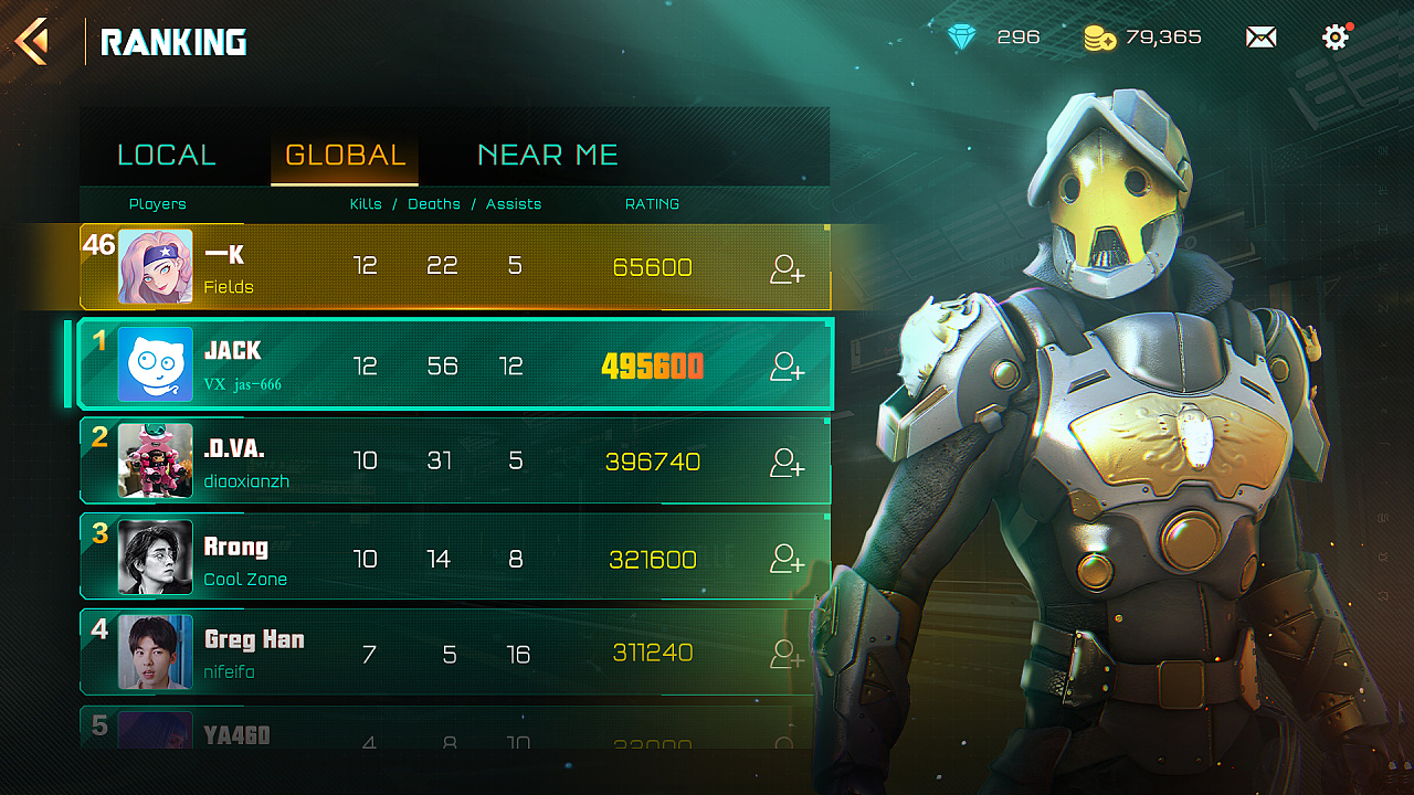 【jack游戏ui】二次元,欧美风游戏界面设计