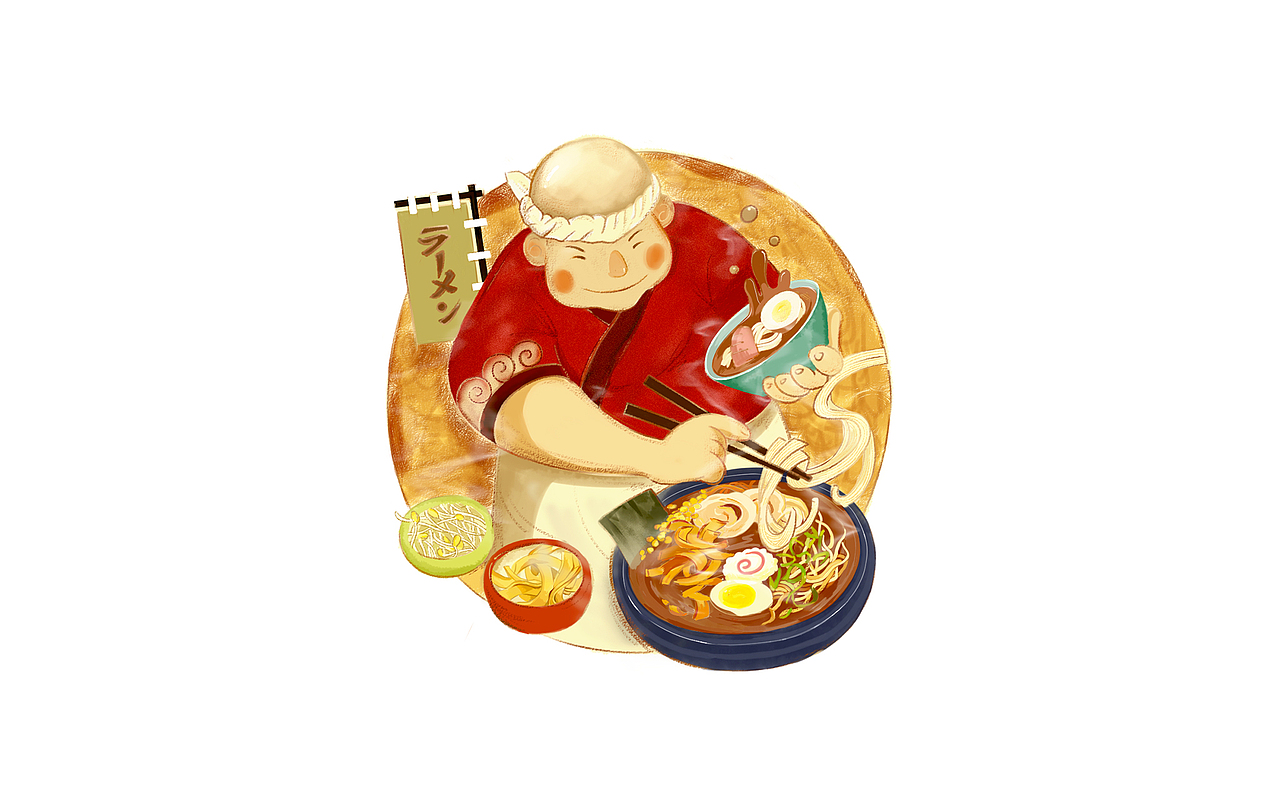 一喰堂日本拉面品牌形象重塑（图ZNTA0NjQ3ODg=） - 品牌 - 站酷设计师暖光设计原创素材 - 站酷ZCOOL