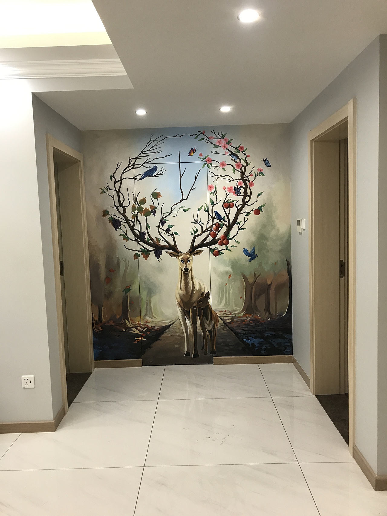 上海墙绘隐形门|纯艺术|绘画|插画原画设计_原创作品-站酷zcool