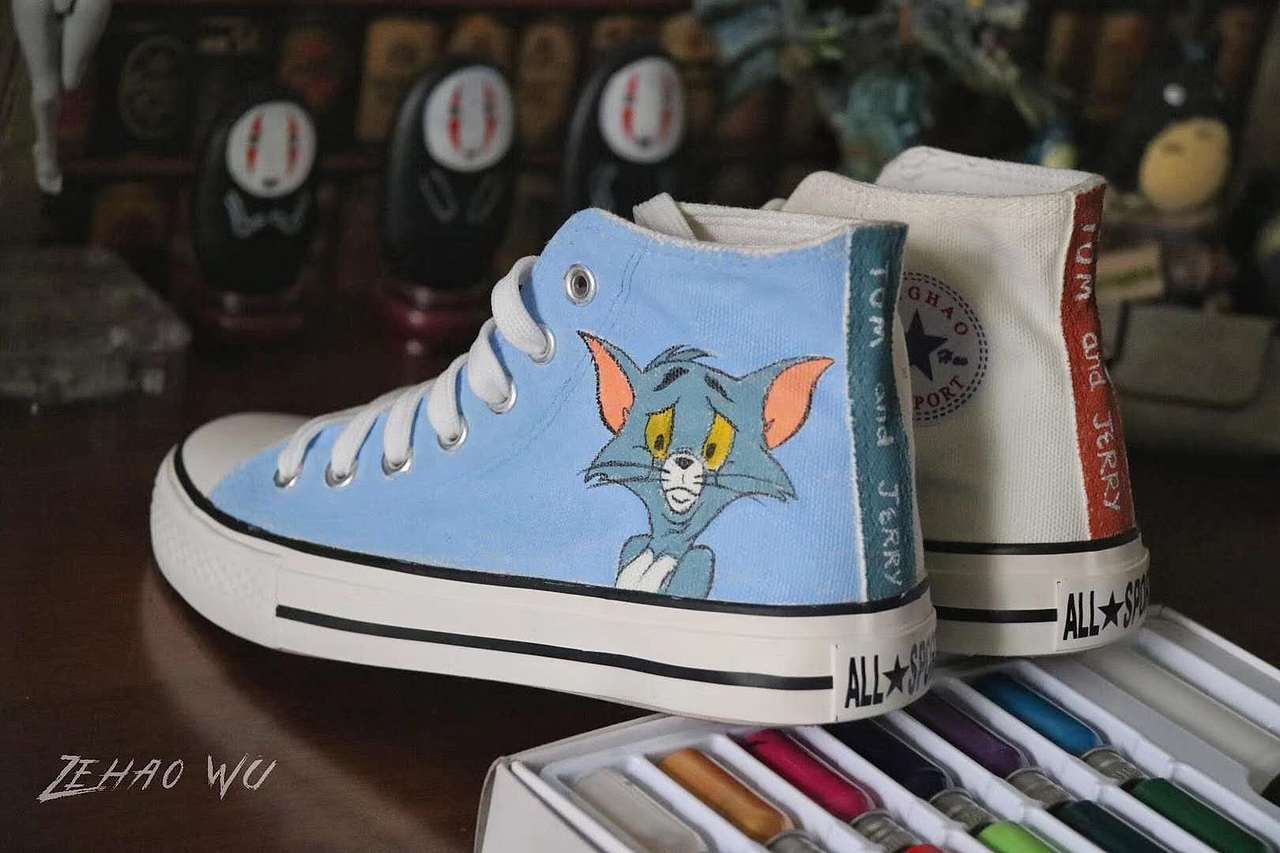 手绘鞋子、石头画（图ZMjM0Nzc1Njky） - 新锐潮流插画 - 站酷设计师你今天吃没Ng原创素材 - 站酷ZCOOL