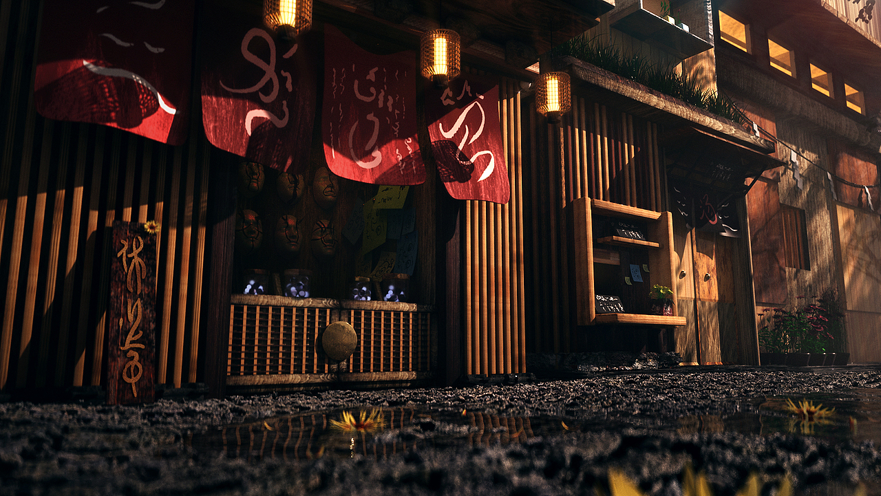 经常可以梦到去到日本,结果最后还是醒了 一切都化为乌有 空荡的街上无人,视觉中心,有的只是一条街……